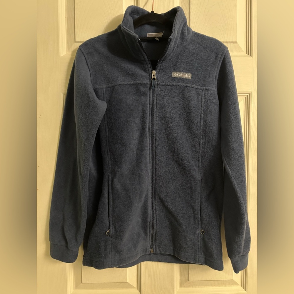 Columbia Navy Fleece Zip Up Jacket